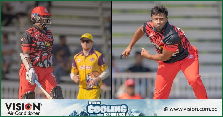 সাকিবের অলরাউন্ড নৈপুণ্যে লিটনদের হেসেখেলে হারাল মন্ট্রিয়াল